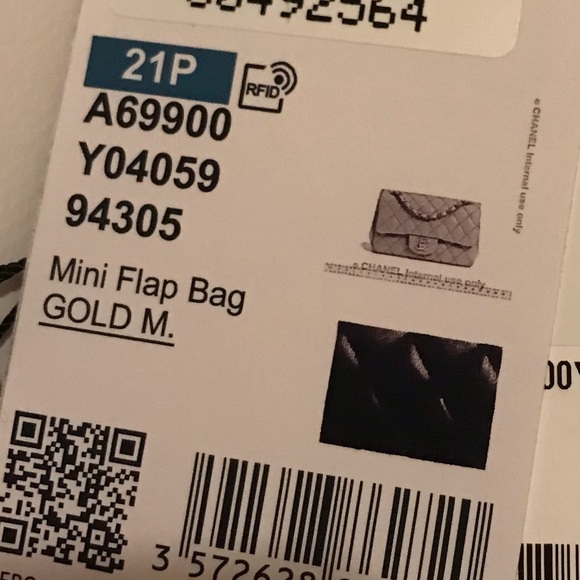 Chanel Metallic Lambskin Quilted Mini Rectangular Flap Silver - Picture 4 of 8